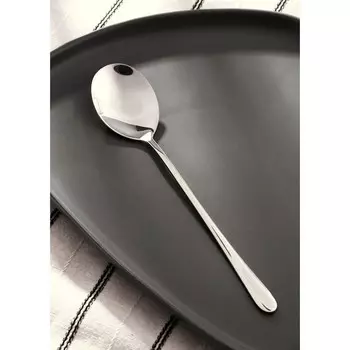 Ложка столовая из нержавеющей стали magistro elegance, длина 20,5 см, на подвесе, толщина 2 мм, цвет серебряный