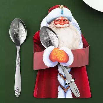 Ложка сувенирная на открытке