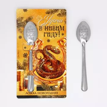 Ложка сувенирная на открытке