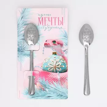 Ложка сувенирная на открытке