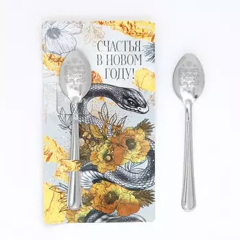 Ложка сувенирная на открытке