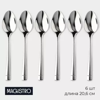 Набор столовых ложек из нержавеющей стали magistro
