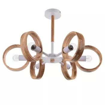 Люстра 1058/6wt e27 60вт белый 70х70х55 см