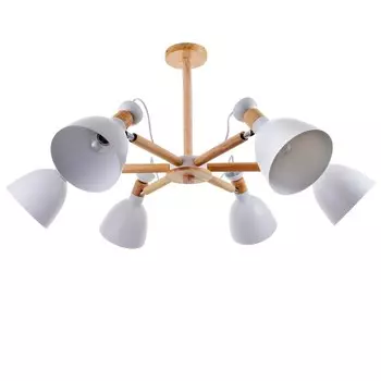 Люстра 1062/6wt e27 60вт белый 85х85х50 см