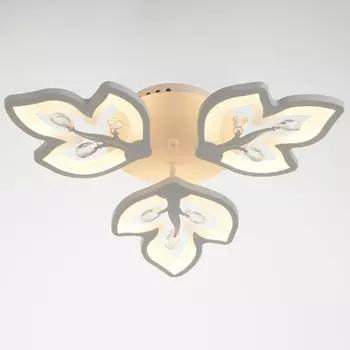 Люстра 1093/3wt led 72вт 3000-6000k диммер белый 50х50 см bayerlux