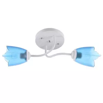 Люстра 1341002/2bl e27 15вт белый-синий bayerlux