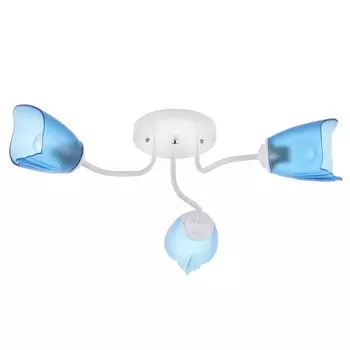 Люстра 1341002/3bl e27 15вт белый-синий bayerlux