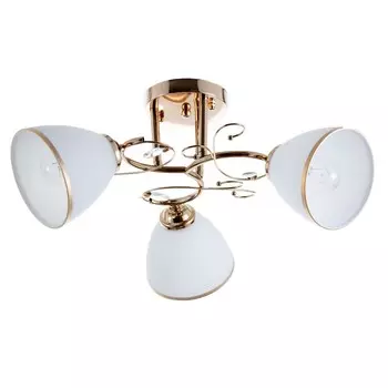 Люстра 2016/3 e27 60вт золото 46х46х25 см. модель f761tt-1622