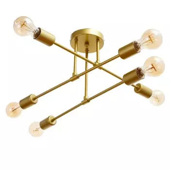 Люстра 2544/6gd e27 40 вт золото