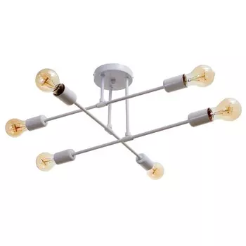 Люстра 2544/6wt e27 40 вт белый bayerlux