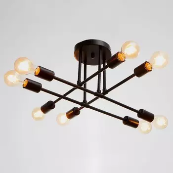 Люстра 2549/1 e27 40 вт черный 707020 см bayerlux