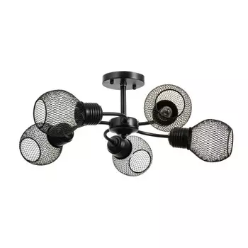 Люстра 2718/5 e27 40вт черный 58х58х28 см bayerlux