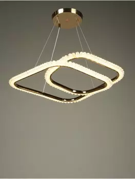 Люстра christina 68 вт led 4000-6000к золото 535518+120 см