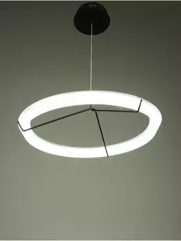 Люстра eva 58 вт led 3000-6000к черная 57120 см