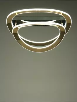 Люстра johanna 156 вт led 3000-6000к золото/черный 50+40 см