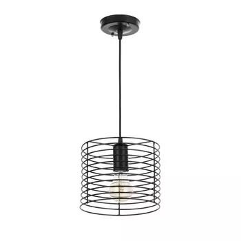 Люстра кронис подвес bayerlux цвет черный оникс 1х40вт цоколь e27