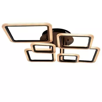 Люстра с пду 59110/6bk led 170 вт 3000-6000к диммер черный 10674.513.5 см