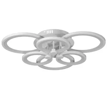 Люстра с пду 59116/6wt led 162вт 3000-6000к диммер белый 65х65х10 см bayerlux
