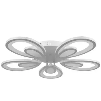 Люстра с пду 59125/5wt led 90+90 вт 3 режима диммер белый 656514 см bayerlux