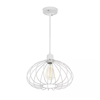 Люстра вексана подвес bayerlux цвет белый 1х40вт цоколь e27