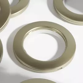 Люверсы для штор, d=4.1/7.5 см, 10 шт., цвет бронзовый