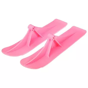 Лыжи для самокатов-снегокатов graffiti, пара, цвет розовый