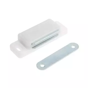Магнит мебельный тундра m003p, 72х13 мм, большой, прозрачный, 1 шт.