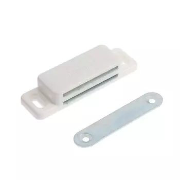 Магнит мебельный тундра m003w, 7213 мм, большой, белый, 1 шт.