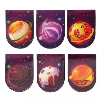 Магнитные закладки 6 штук