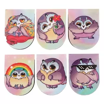 Магнитные закладки 6 штук