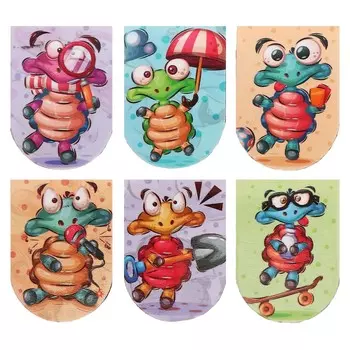 Магнитные закладки 6 штук