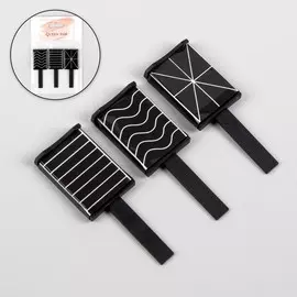 Набор магнитов для лака, 3 вида, 62 см