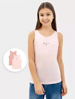 Майка для девочек мультипак (2 шт.)