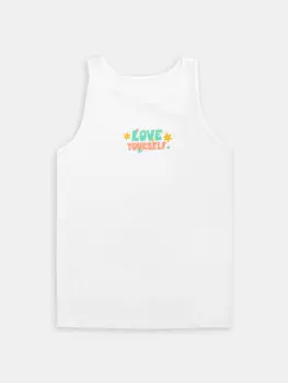 Майка для девочек в белом оттенке