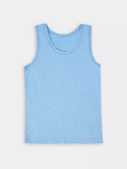 Майка для мальчиков голубая