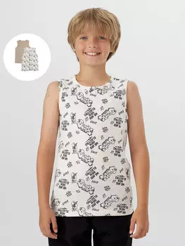 Майка для мальчиков в наборе, 2 шт