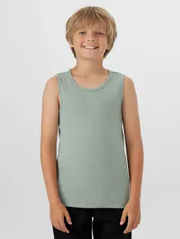 Майка для мальчиков зеленая