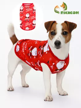 Майка merry, размер l (дс 35, ош 35, ог 45 см), красная