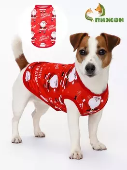 Майка merry, размер m (дс 30, ош 30, ог 40 см), красная