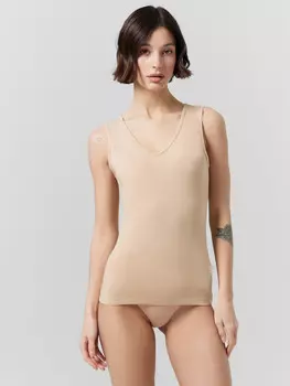 Майка женская бежевая