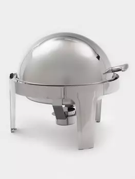 Мармит hanna knvel, 474745 см, откидывающаяся крышка, круглый, нержавеющая сталь, серебристый