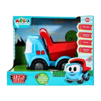 Инерционный транспорт с функциями "свет" или звук" Грузовичок Лева, Технопарк LEVA-15SL