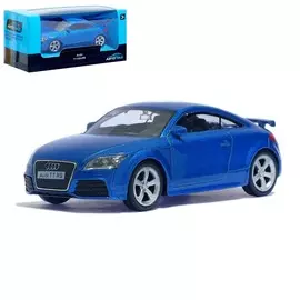 Машина металлическая audi tt coupe, 1:43, цвет синий