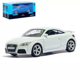Машина металлическая audi tt coupe, 1:43, цвет белый
