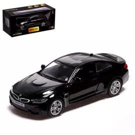 Машина металлическая bmw m4 coupe, инерционная, 1:32, открываются двери, цвет красный