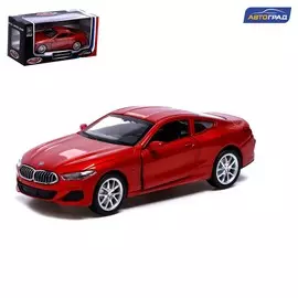 Машина металлическая bmw m850i, 1:44, инерция, открываются двери, цвет красный