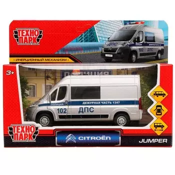 Машина металлическая CITROEN, Технопарк JUMPER-14POL-SR