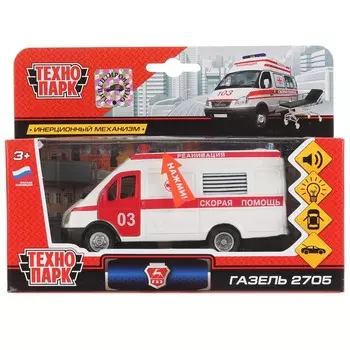 Машина металлическая ГАЗЕЛЬ, Технопарк CT-1276-1