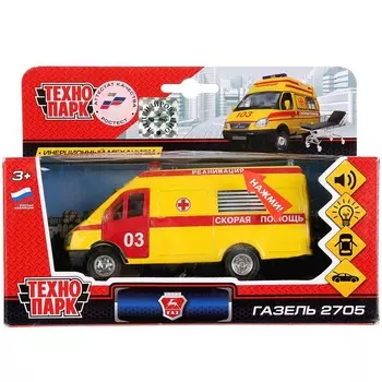 Машина металлическая ГАЗЕЛЬ, Технопарк CT-1276-2