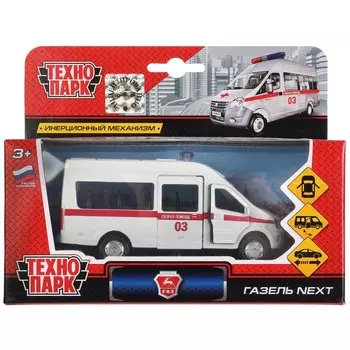 Машина металлическая ГАЗЕЛЬ, Технопарк SB-18-19-A-W-WB